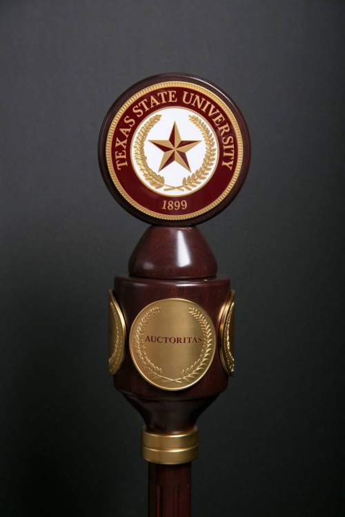 Ceremonial Mace : Texas State University : Texas State University