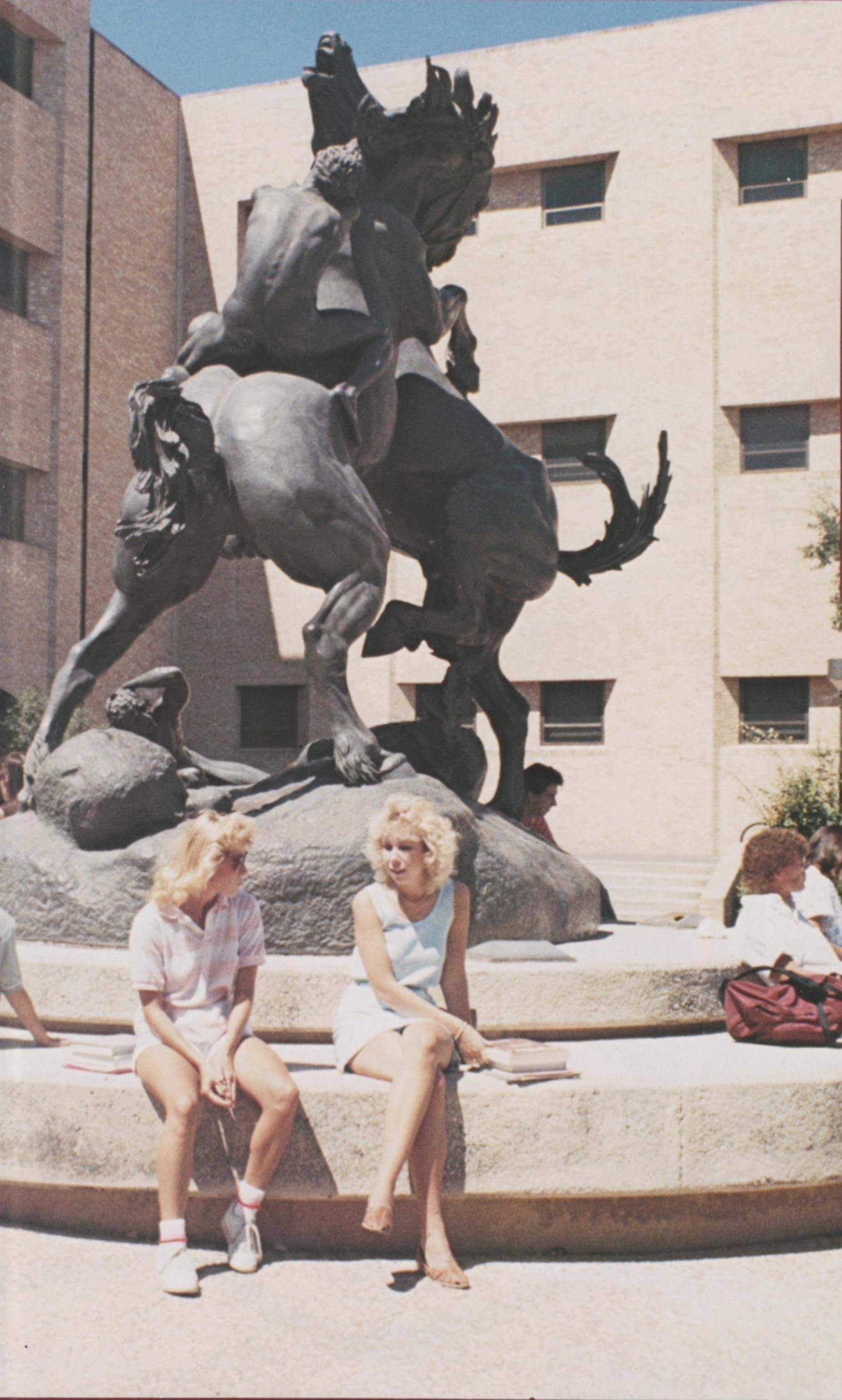 Students by the Stallions 1988