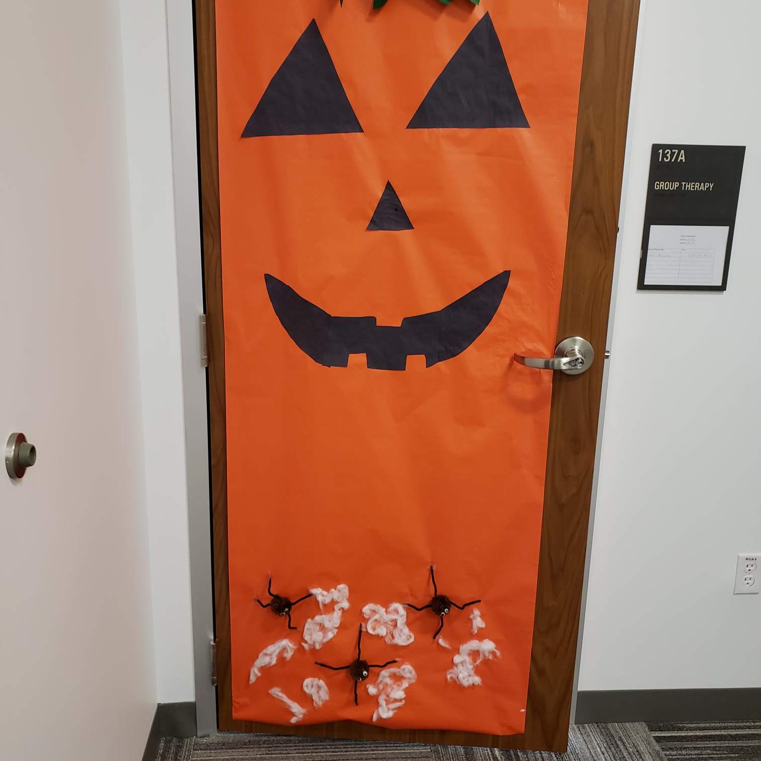 Pumpkin door
