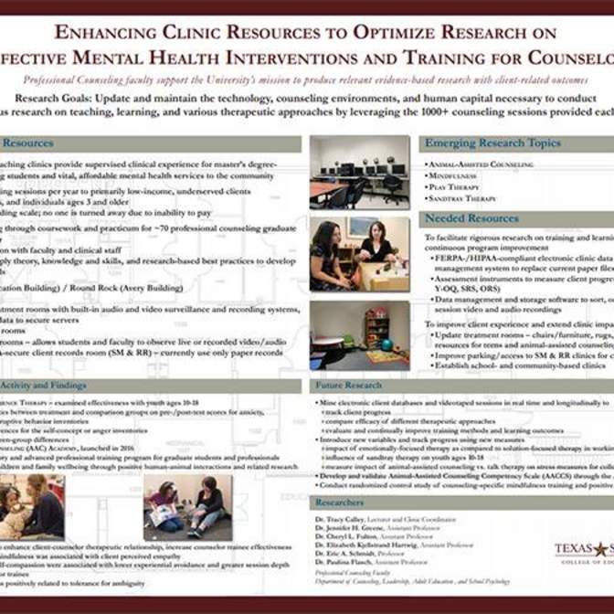 College of Education Clinic Poster
