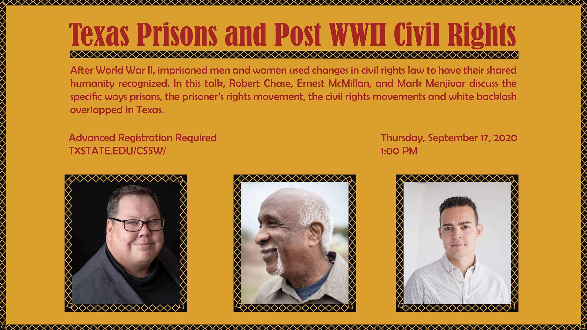Texas Prisons and Civil Rights Event Image