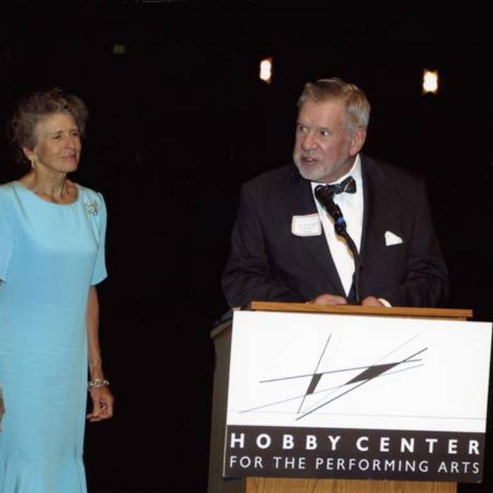 Diana and Bill Hobby at the Hobby Center for Performing Arts