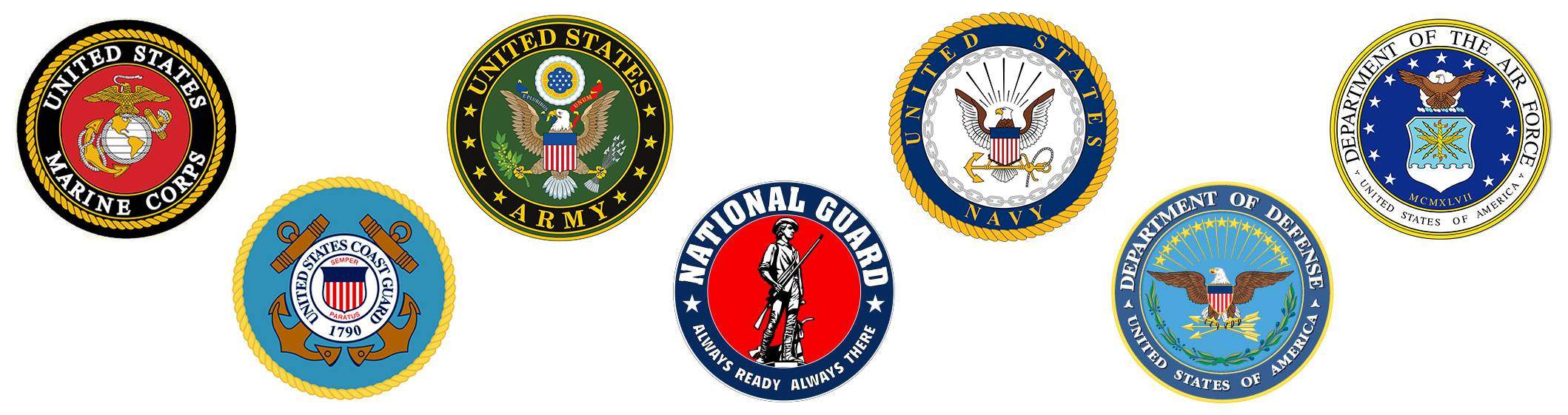 7 military emblems