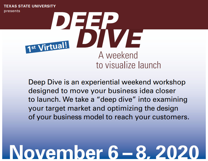 A slide that describes the Deep Dive program