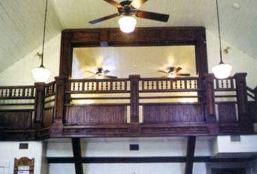 1893 Memorial room upstairs banister