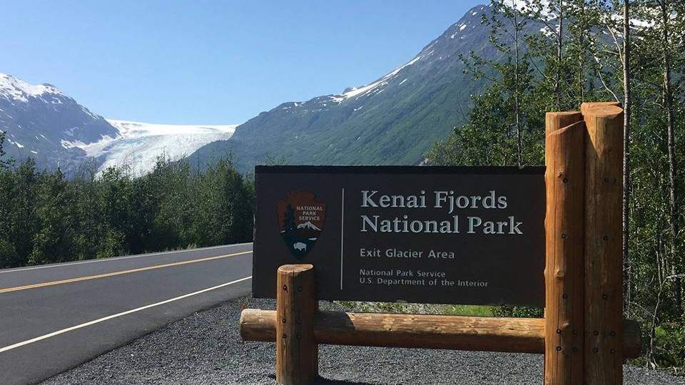 Kenai Fjords National Park entrance
