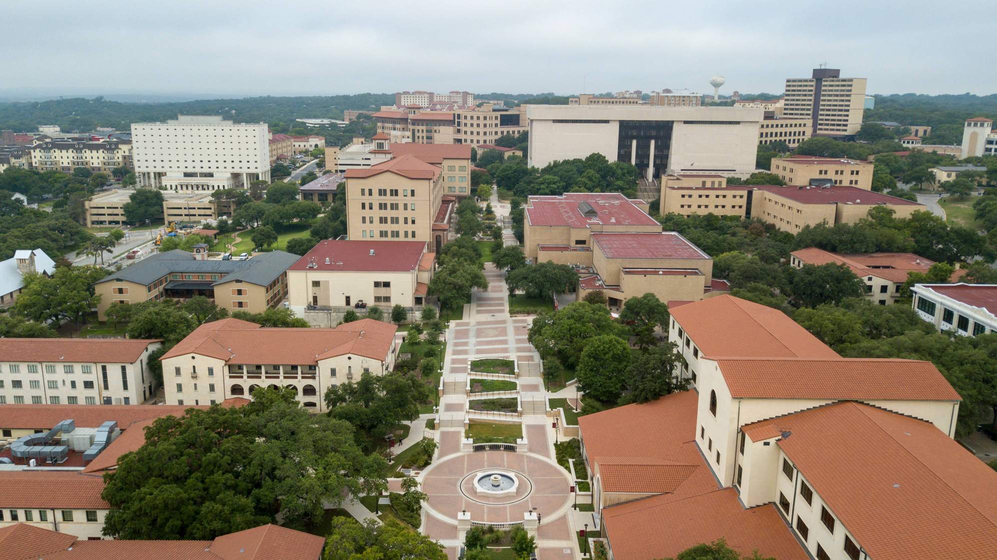 Buildings at Texas State San Marcos campus