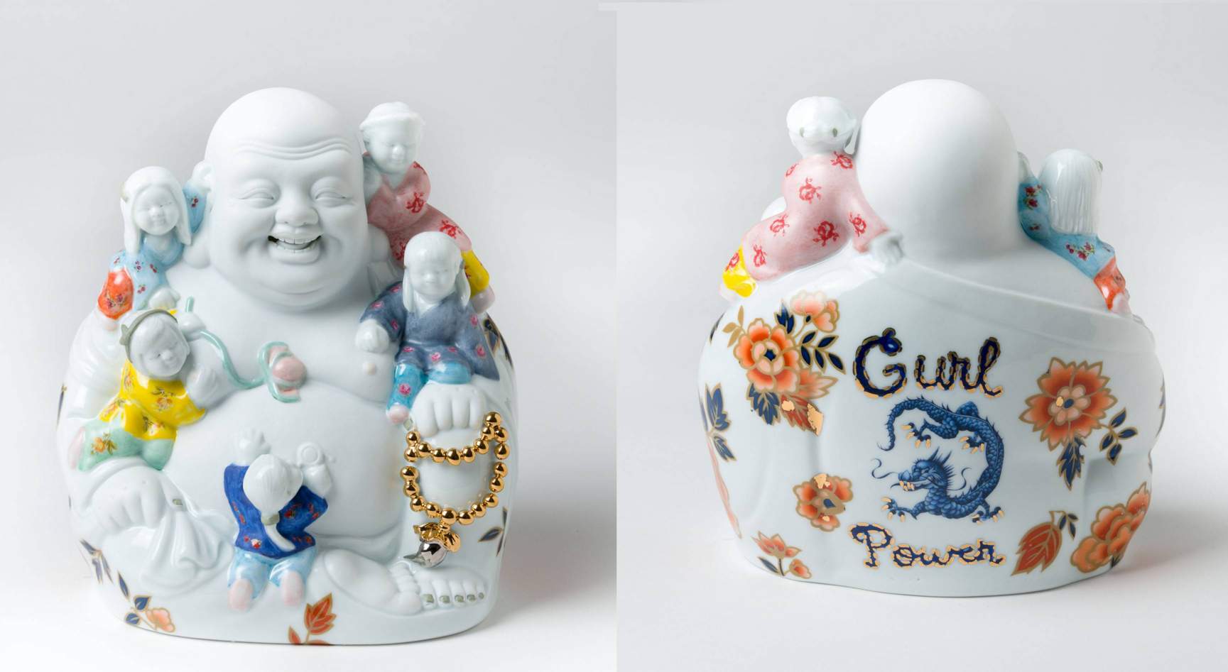 porcelain piece of buddha