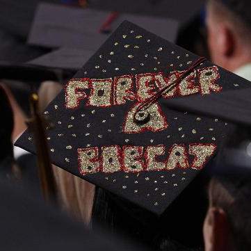 cap with "forever a bobcat"