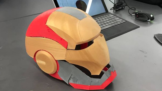 Image of 3D printed Iron Man helmet