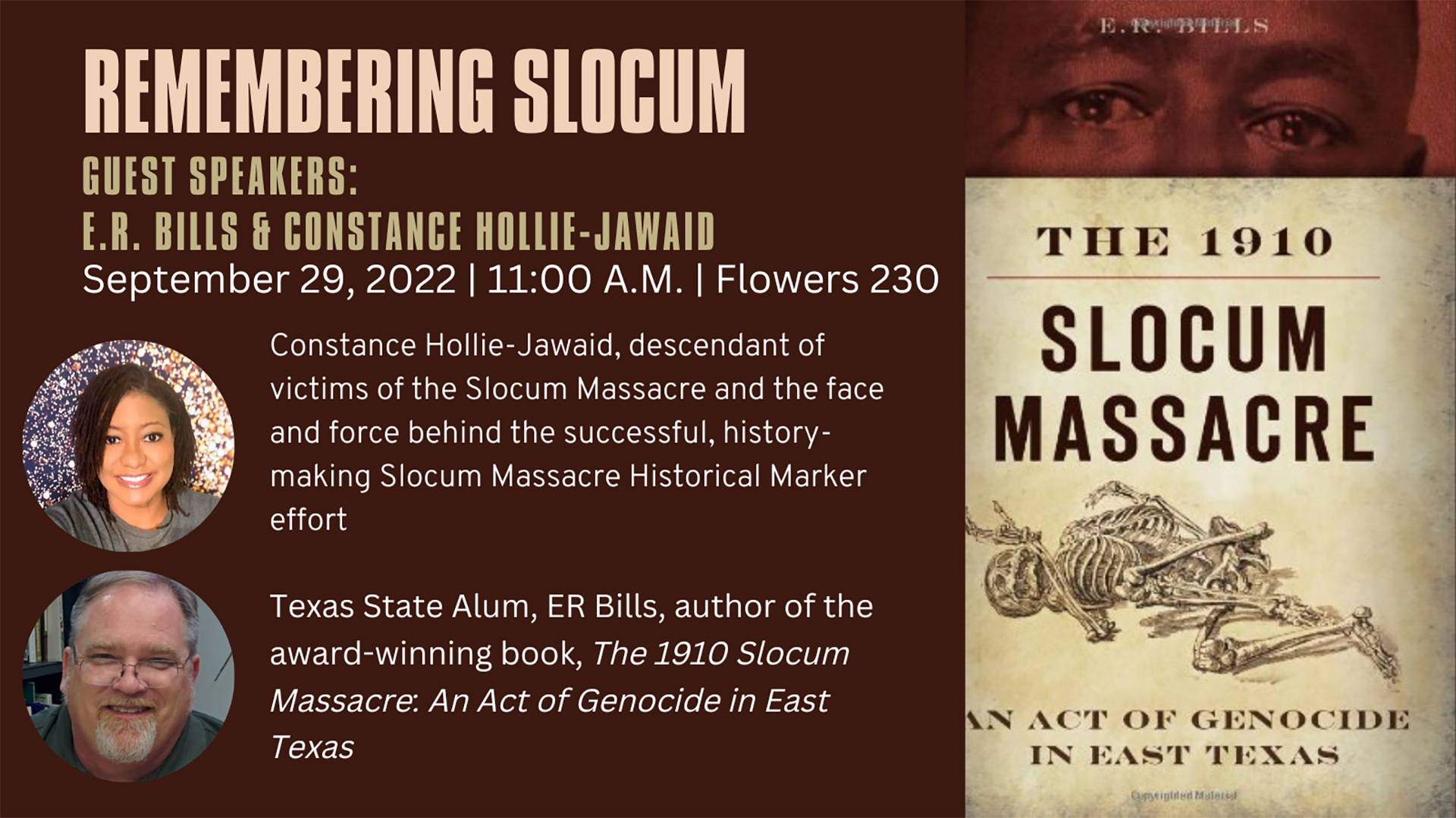 Remembering Slocum Event Flyer