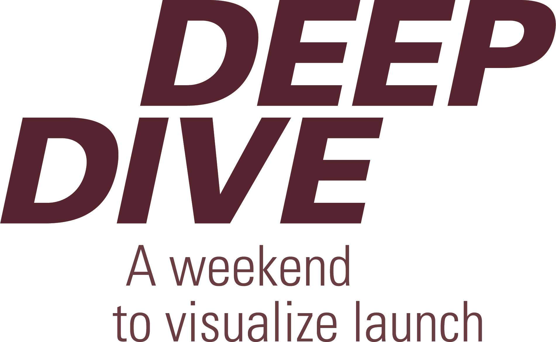 Deep Dive Logo A Weekend to visualize launch
