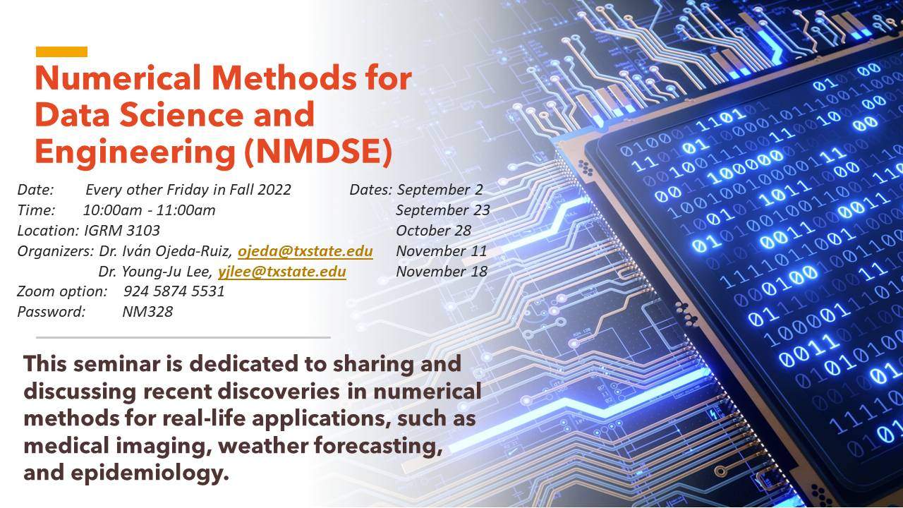 NMDSE Seminar Dates