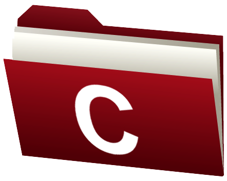Red file folder icon