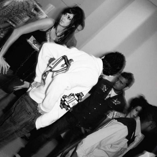 FM Students waiting their turn for the runway at 2007 Fashion Show.