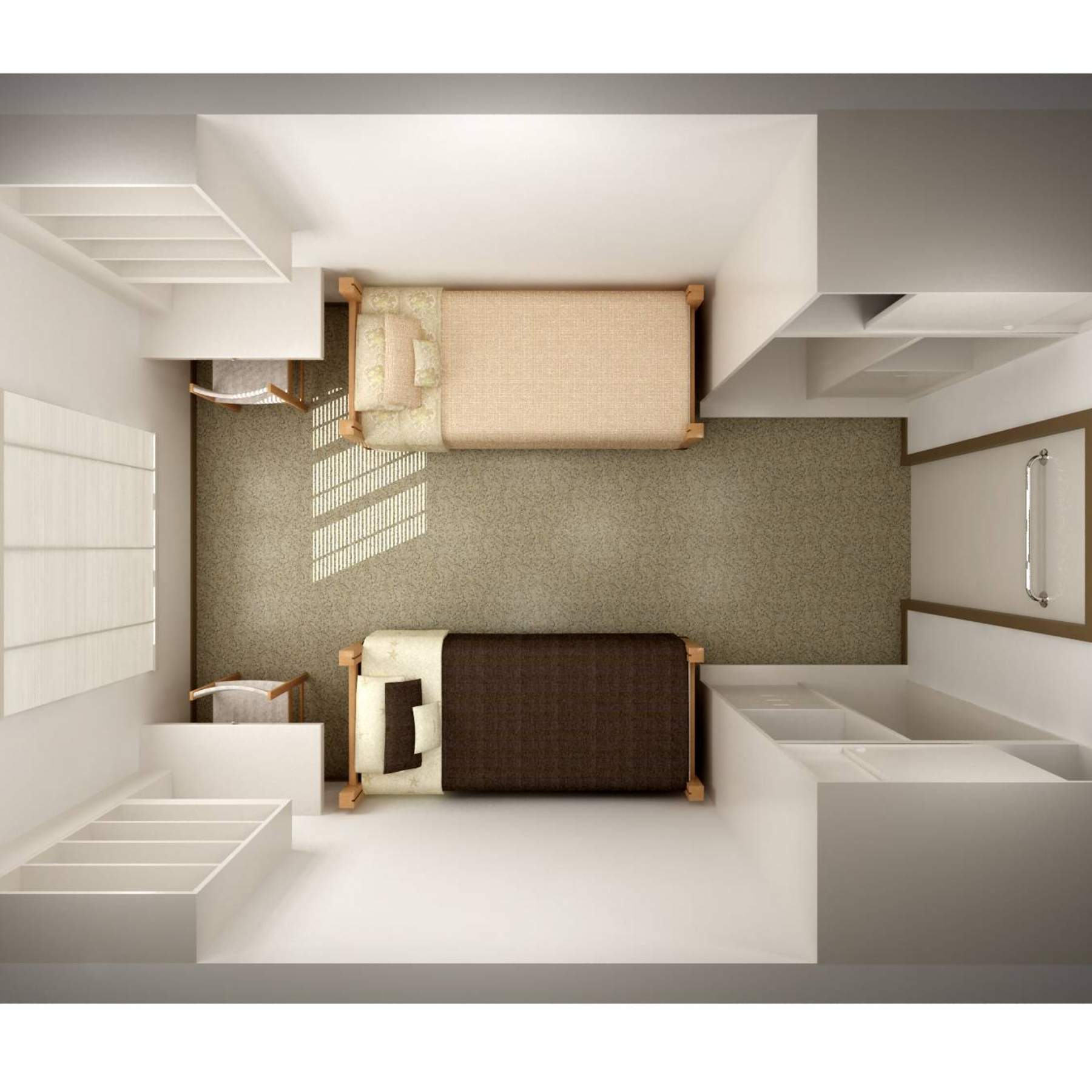 Sterry Hall double bedroom layout