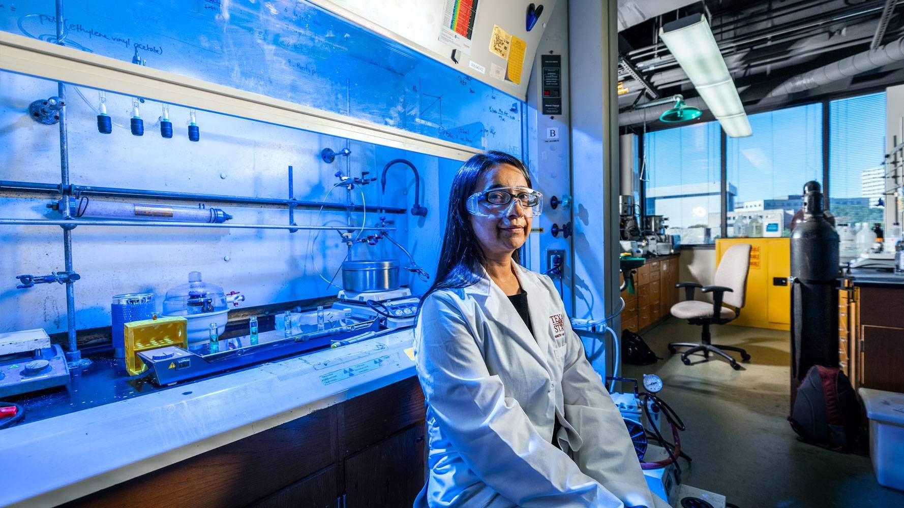 Dr. Tania Betancourt in her lab