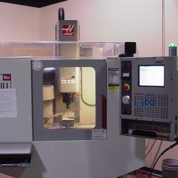 Image, HAAS 3-axis mill.