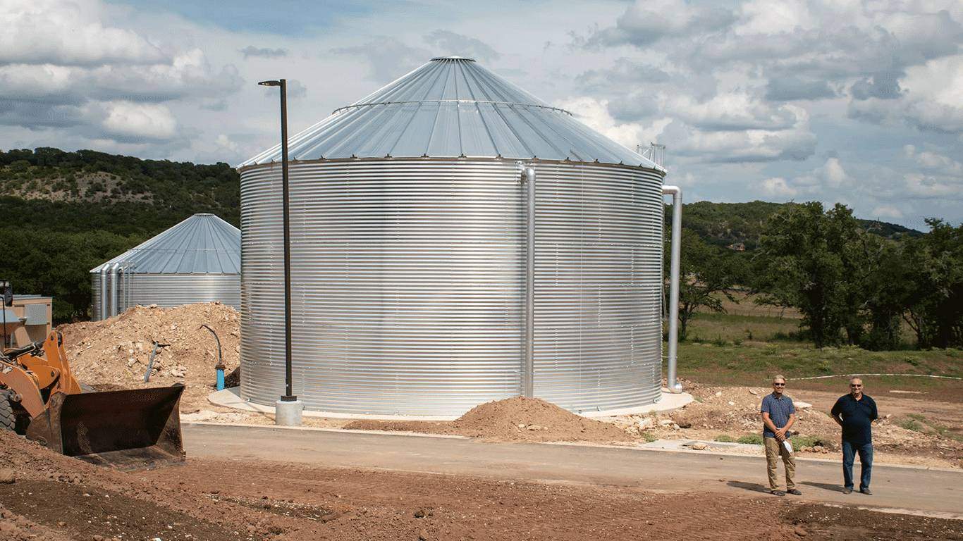 rainwater harvesting tank