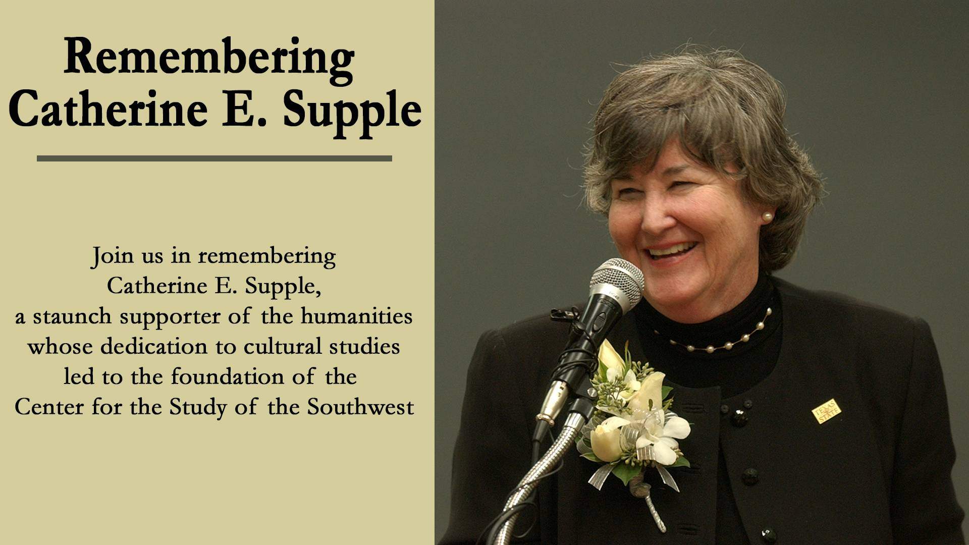 Remembering Catherine E. Supple