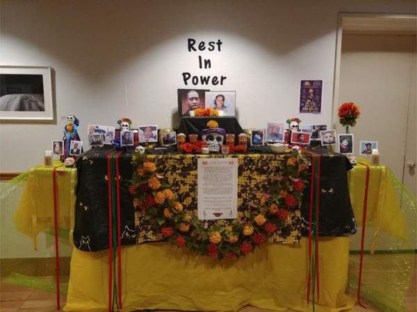 Día de Muertos annual community altar display