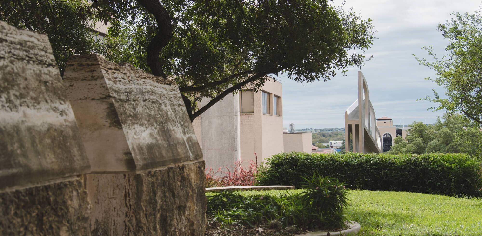 Memorial Garden photo on Texas State campus