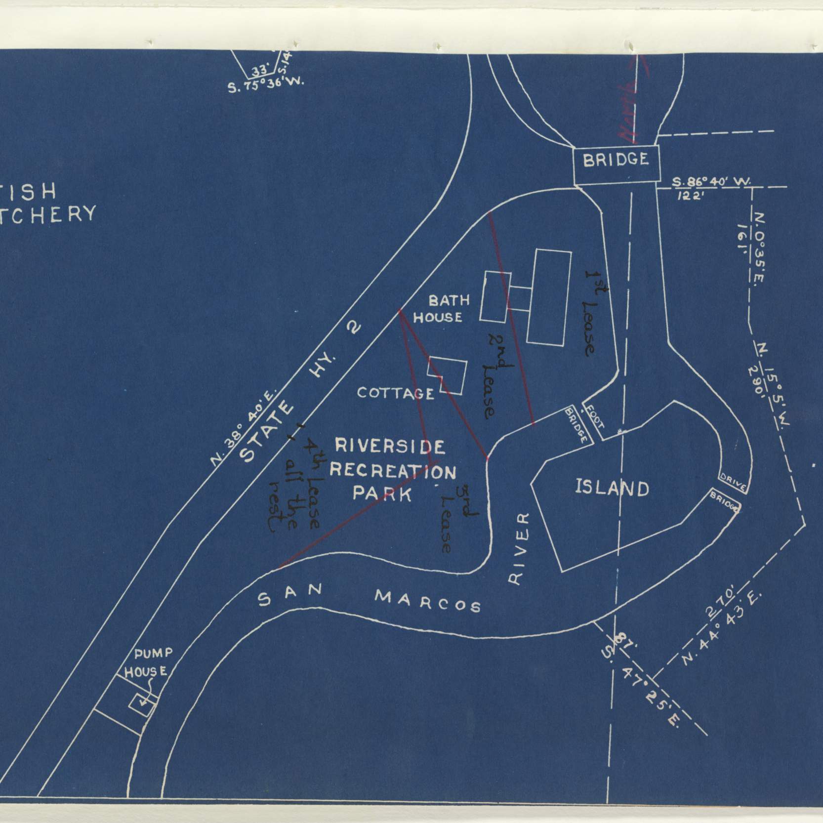 map of riverside recreational park 