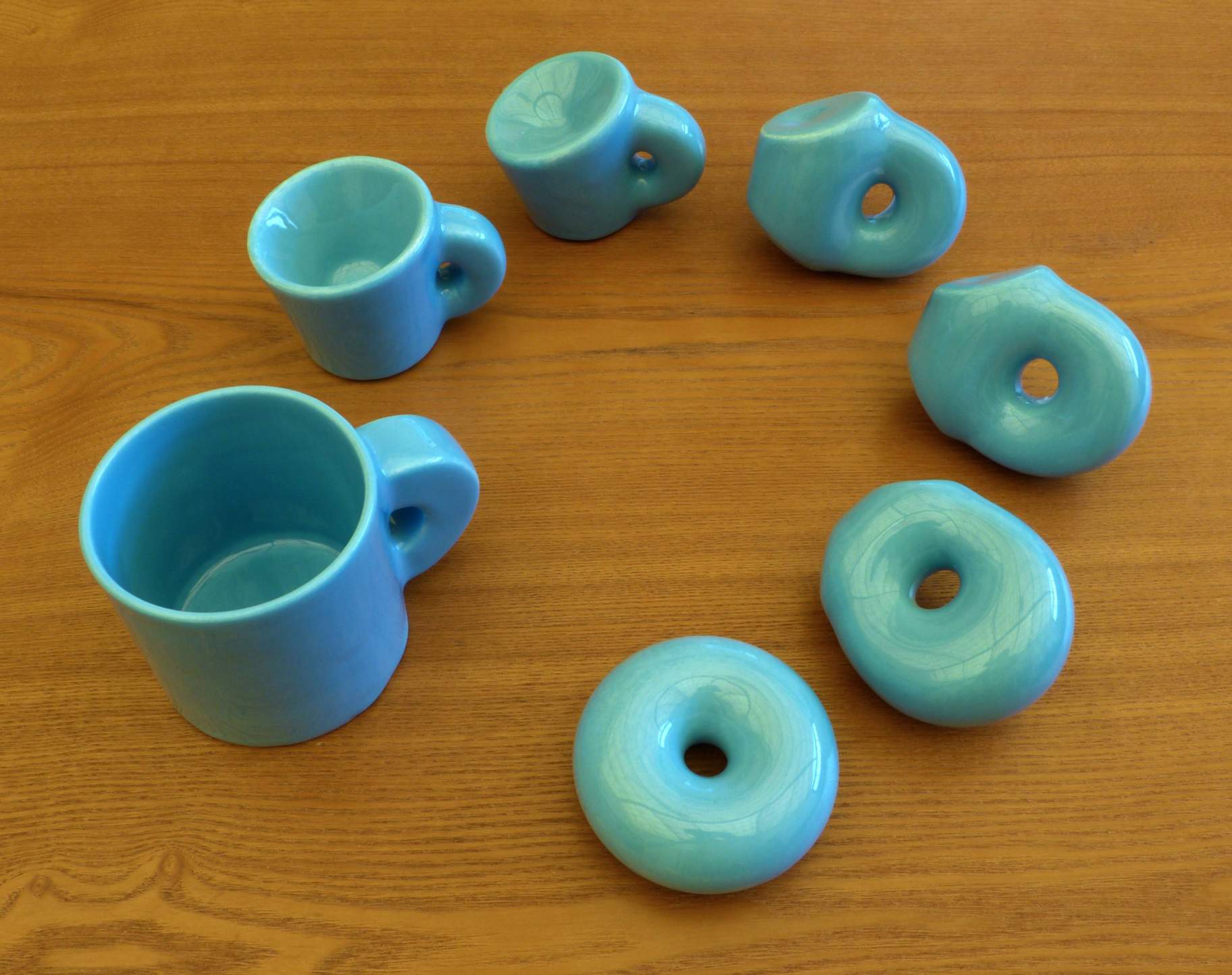donut to coffee cup topology representaton