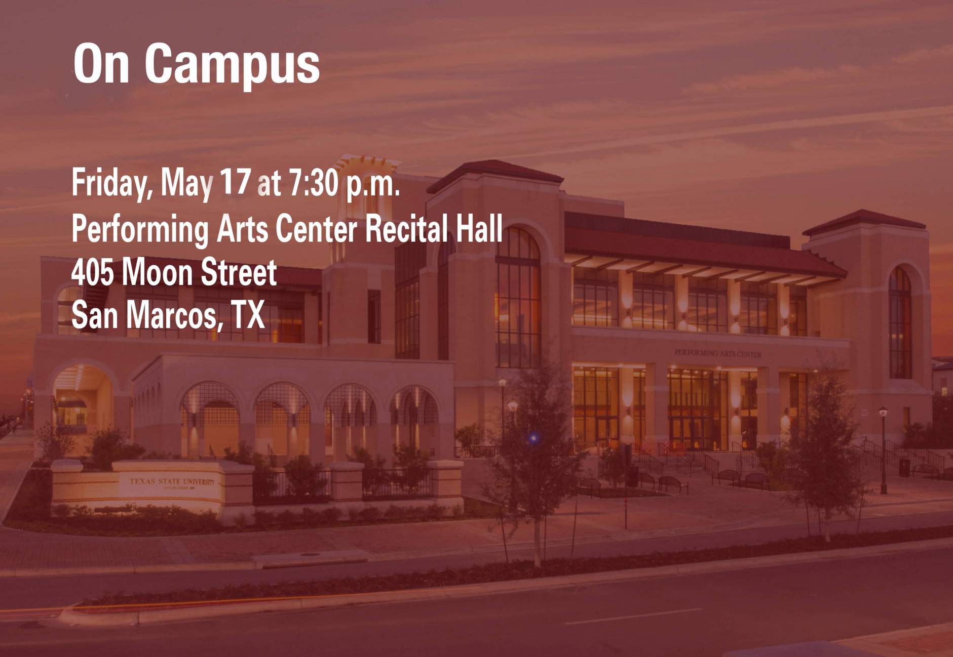 Senior Showcase Department of Theatre and Dance Texas State University