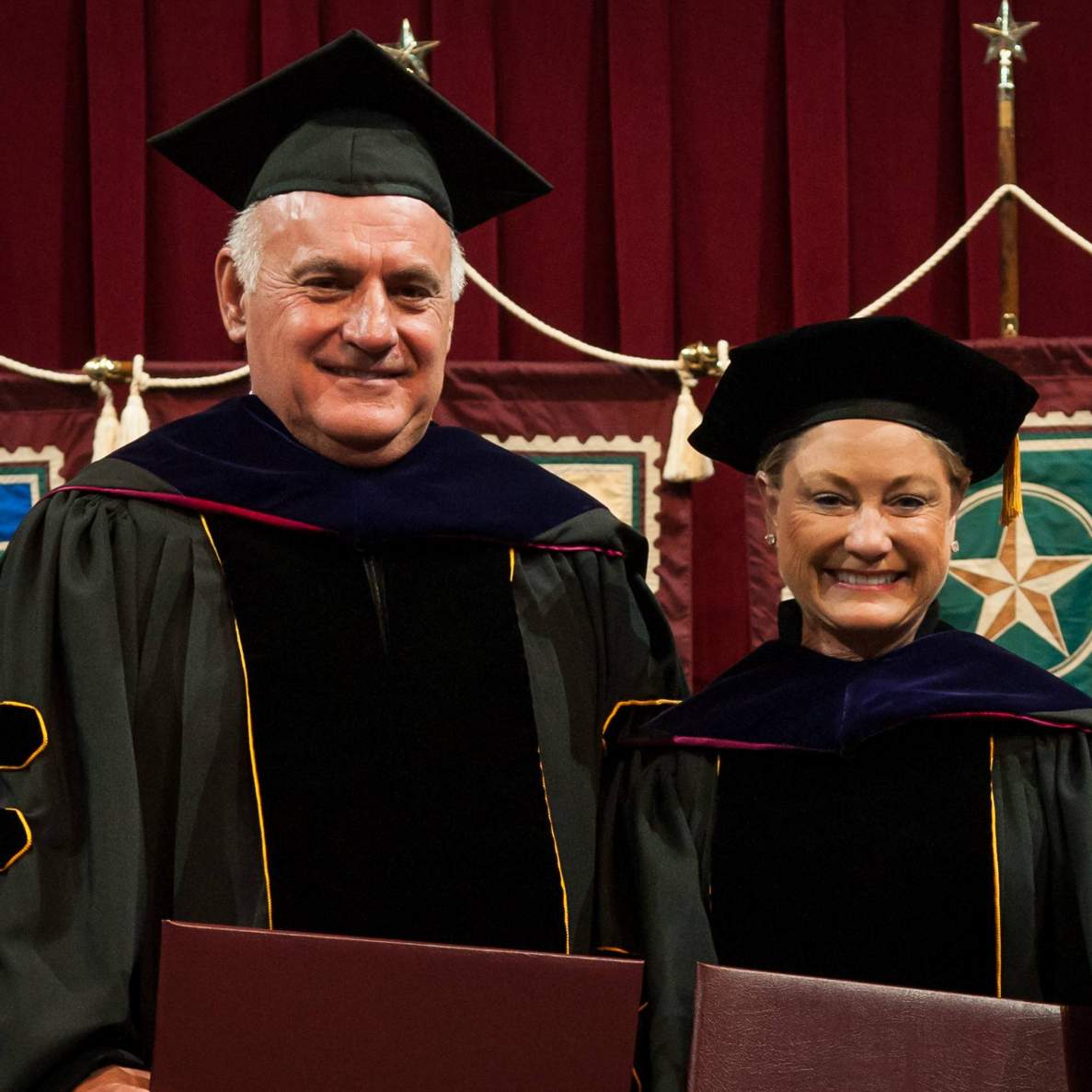 Linda and Jerry Fields presented with Honorary Degrees 