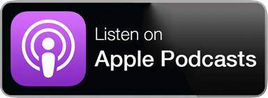 badge reading 'listen on apple podcasts'