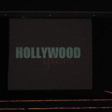 Hollywood Glam sign, the theme of the FM Fashion Show 2006