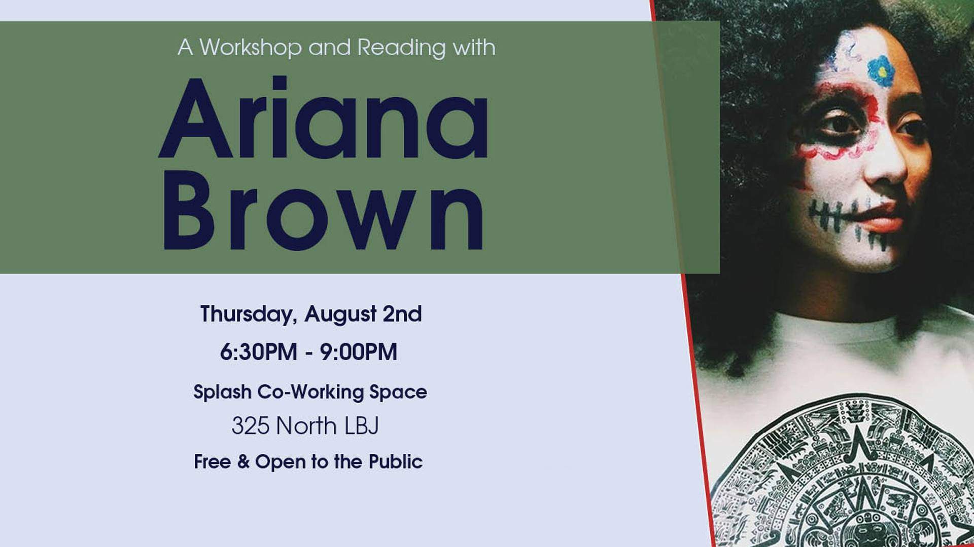 Ariana Brown Event Poster