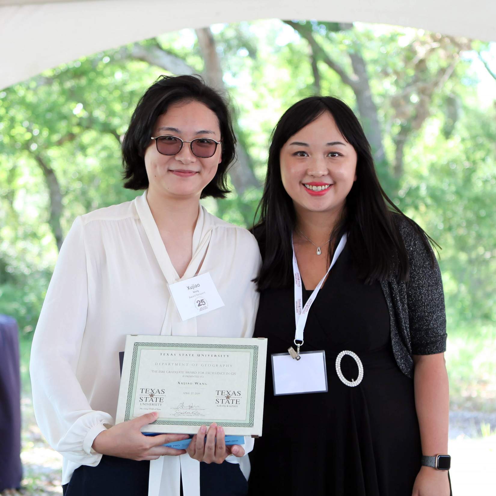 XWang ESRI Graduate Award for Excellence in GIS