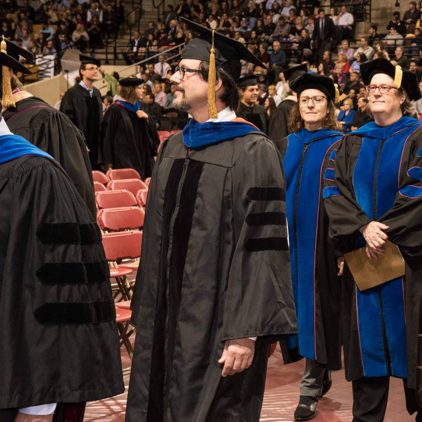 Faculty during recessional