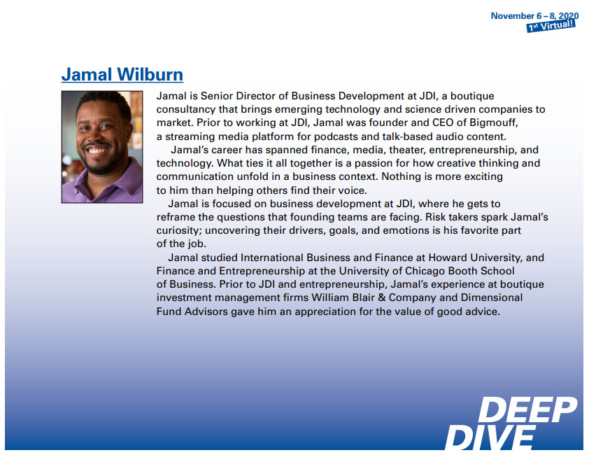 Jamal Wilburn panelist profile