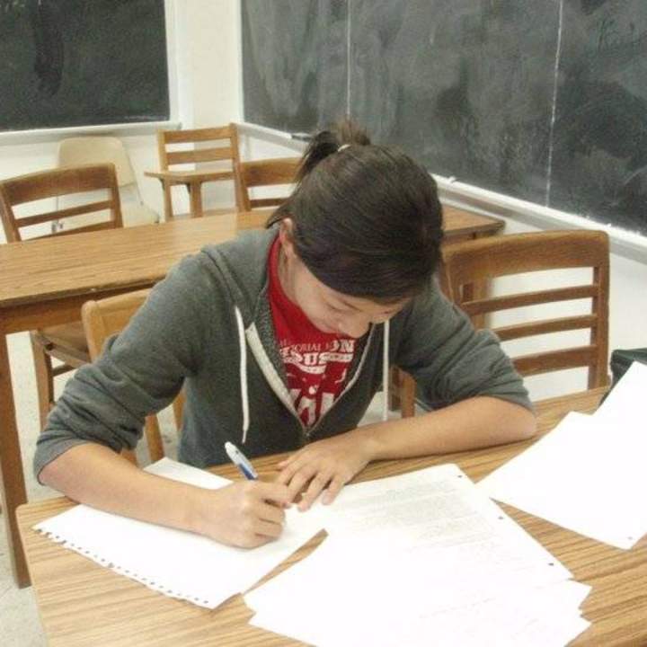Student Working