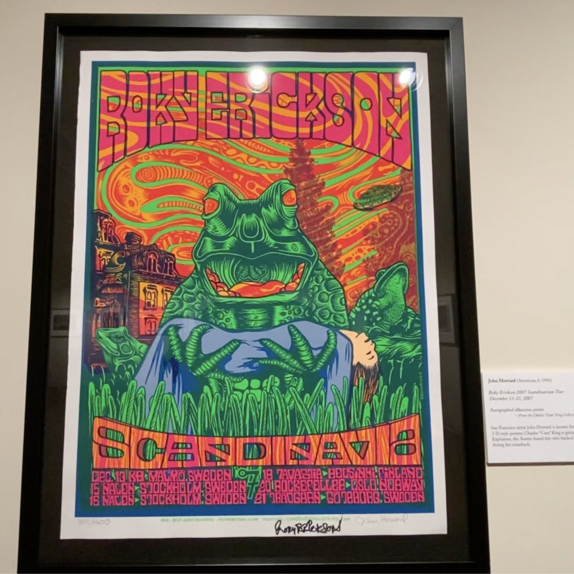 Concert poster from Texas Music Collection