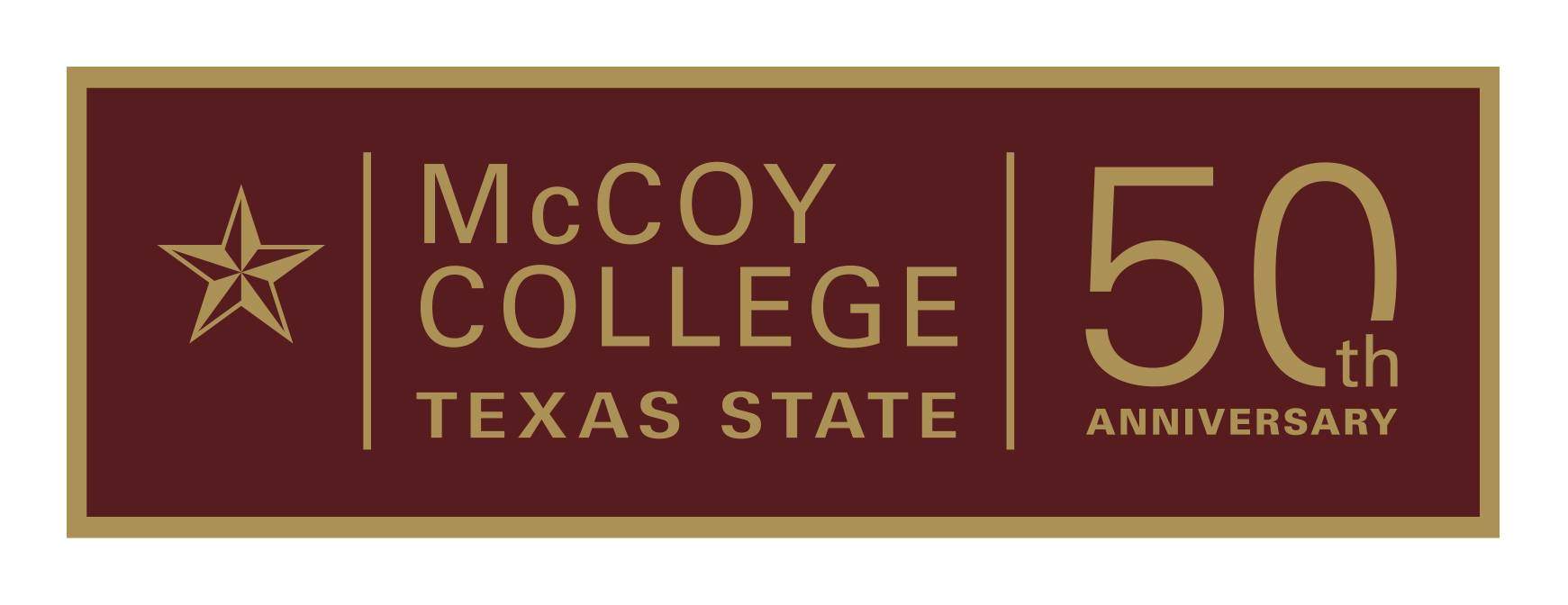 McCoy 50th Anniversary logo