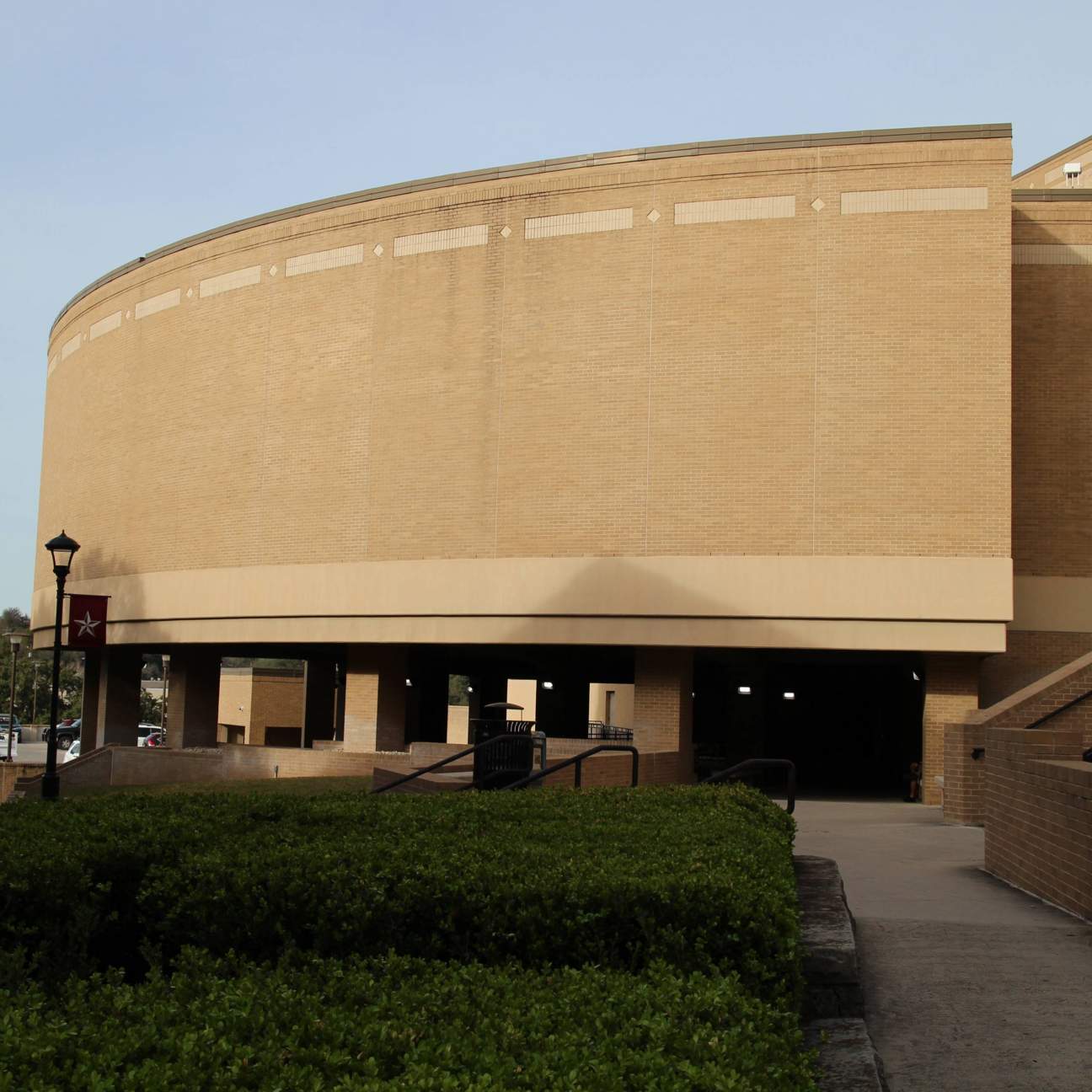 Outside of the Centennial Teaching Theater