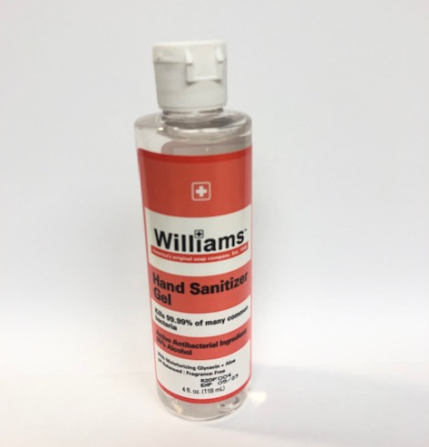 Williams Hand Sanitizer bottle