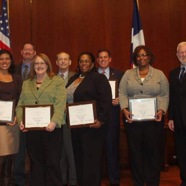 Graduates of the Texas CPM Program from Sam Houston State University with CPM Director, Don Moore