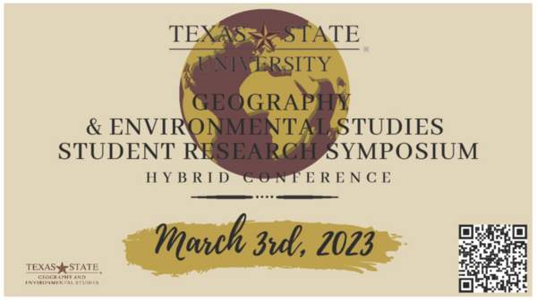 Geography & Environmental Studies Student Research Symposium