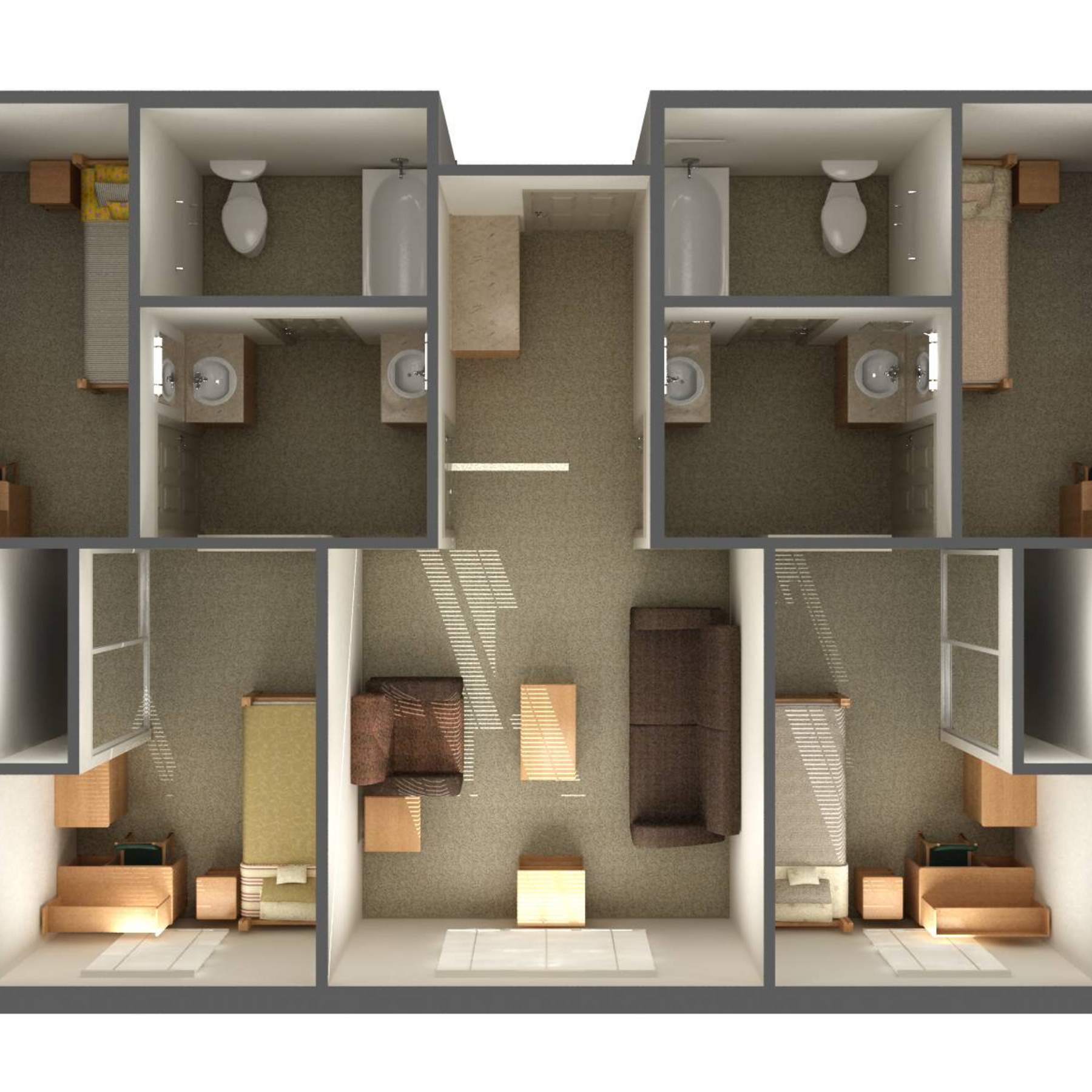 San Jacinto suite layout