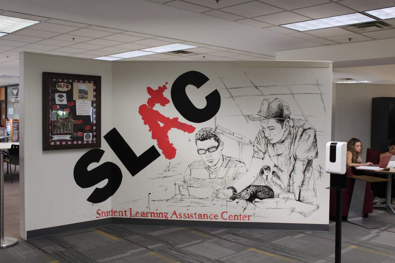 SLAC painted wall