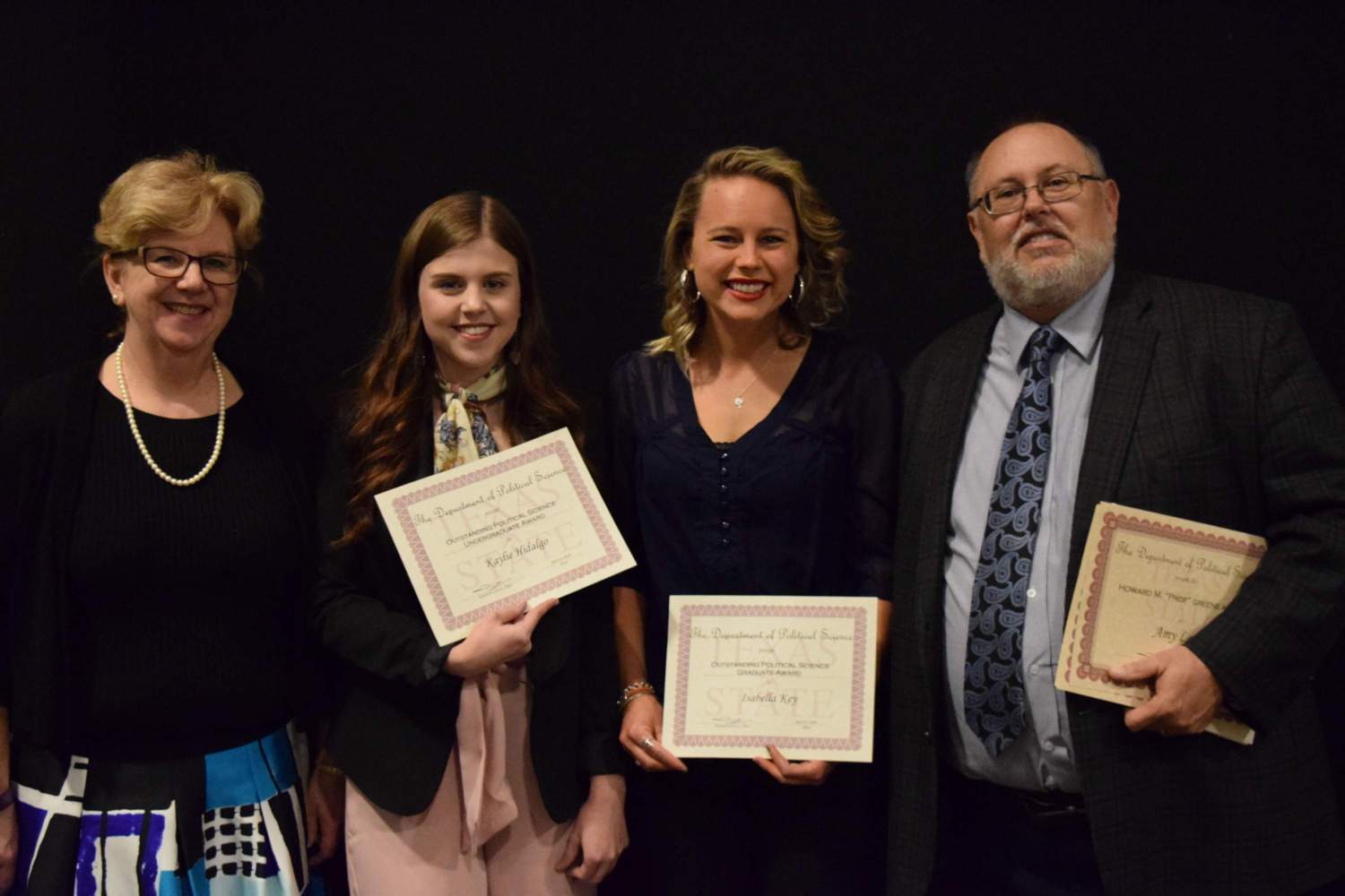 Outstanding students in Political Science