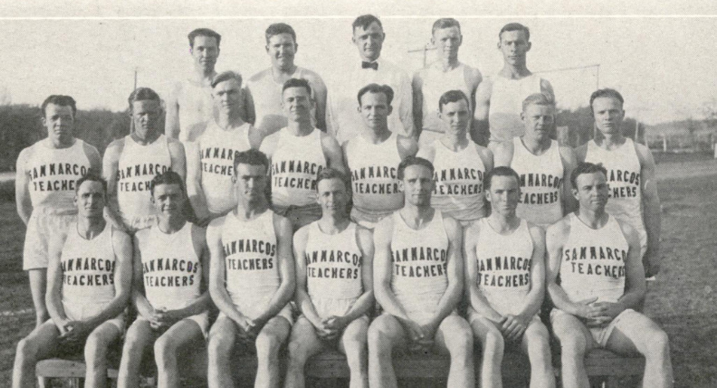 South West Teacher's College track team, 1929