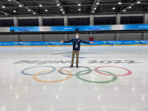 Michael Burns Beijing 2022 Ice Rink