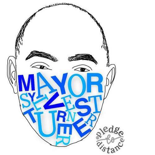 Mayor Sylvestor Turner artwork  - by Senha Snehoy