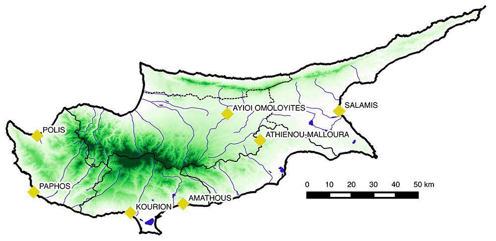 Cyprus project area map